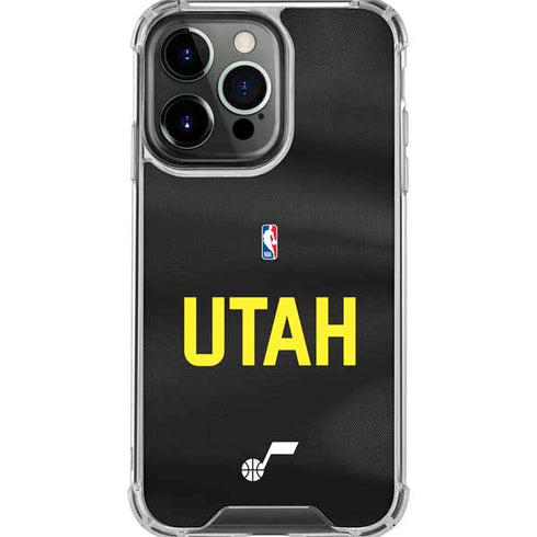 NBA Utah Jazz Jersey iPhone 16 Pro Max Clear Case